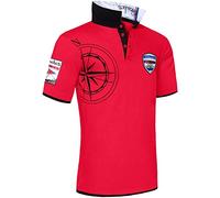 Nebulus Herren Poloshirt EGERSUND, Shirt, Sweatshirt, Polo, rot - M