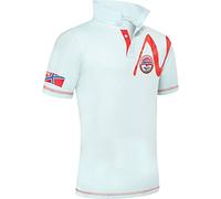 Nebulus Herren Poloshirt TUPAI, Polo Kurzarm, Sweatshirt, eisblau - L