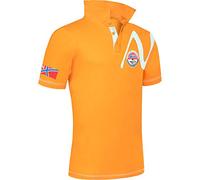 Nebulus Herren Poloshirt TUPAI, Polo Kurzarm, Sweatshirt, orange - XL
