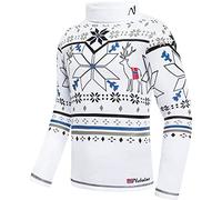 Nebulus Herren Rolli Coaster, Rollkragen, Langarm, weiß - S