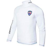 Nebulus Herren Rolli Warmer, Rollkragen, Langarm, weiß - M