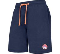 Nebulus Herren Short Benin, Bermudashort, sportliche Shorts, Navy-orange - M