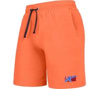 Nebulus Herren Short TAURINO, Bermudashort, sportliche Shorts, Naranja-schwar - L