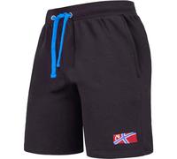 Nebulus Herren Short TAURINO, Bermudashort, sportliche Shorts, schwarz-Kobalt - L
