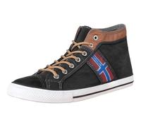 Nebulus Herren Sneaker Utah High, Ledersneaker, Turnschuhe (schwarz, EU Schuhgrößensystem, Erwachsene, Herren, Numerisch, M, 47)