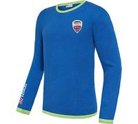 Nebulus Herren Strickpullover CEM, lässiger Pullover, vielseitig, hellblau-Lime - M