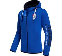 Nebulus Herren Sweatjacke CLUBLOUNGE, Jacke, praktische Kapuzenjacke, Kobalt - XL