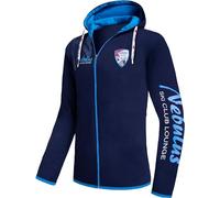 Nebulus Herren Sweatjacke CLUBLOUNGE, Jacke, praktische Kapuzenjacke, Navy - M