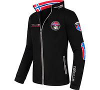 Nebulus Herren Sweatjacke Comeback, Übergangsjacke, lässige Jacke, schwarz - XL