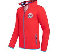 Nebulus Herren Sweatjacke County, Übergangsjacke, Freizeitjacke, rot - L