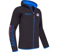 Nebulus Herren Sweatjacke NORTIS, Übergangsjacke, Freizeitjacke, schwarz-Kobalt - M