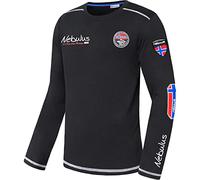 Nebulus Herren Sweatshirt Boogy, Longsleeve, Langarmshirt, schwarz - M