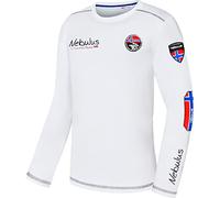 Nebulus Herren Sweatshirt Boogy, Longsleeve, Langarmshirt, weiß - L