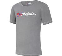 Nebulus Herren T-Shirt React, Shirt, T-Shirt, Rundhals-Ausschnitt, grau-weiß - XL