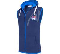 Nebulus Herren Weste NORVI, leichte Kapuzenweste, armellose Jacke (DE/NL/SE/PL, Alphanumerisch, XXL, Regular, Regular, navy-kobalt)