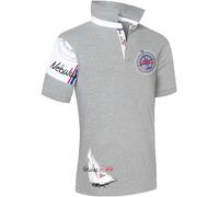 Nebulus Poloshirt DEEP BLUE - Graumeliert / L