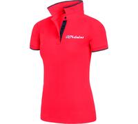 Nebulus Damen Poloshirt LASTONE, Shirt, Sweatshirt, Polo, rot-schwarz - XXL/44