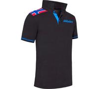 Nebulus Poloshirt NORWEGEN - Schwarz Kobalt / M