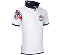 Nebulus Poloshirt PARAS - WeißBlau / L