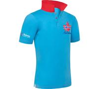 Nebulus Poloshirt SANDY - Hellblau-Weiß / M