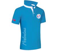 Nebulus Poloshirt SHIP - Weiß-Blau / S