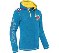 Nebulus Pullover FLAGGY - Hellblau-Weiß / XXL