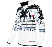 Nebulus Strickpullover mit Fell Fria Damen, wei-schwarz - M(38)
