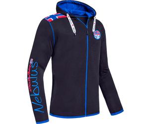 Nebulus Sweatjacke TURIOL - Schwarz Kobalt / L