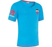 Nebulus T-Shirts JORIS - Hellblau-Weiß / L