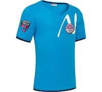 Nebulus T-Shirts RUNE - Hellblau-Weiß / L