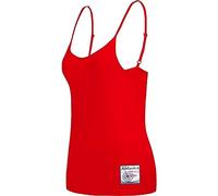 Nebulus T218 - Spaghetti Träger Top Bianca (Model: Q2351 - Damen, rot; Größe: XL/42) FBA