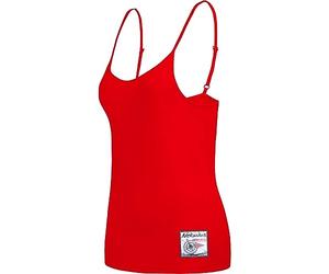 Nebulus T218 - Spaghetti Träger Top Bianca (Model: Q2351 - Damen, rot; Größe: XL/42) FBA