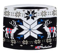 Nebulus Unisex Loop TUBE, Norweger-Strickschal, warmer & kuscheliger Schal, schwarz - onesize