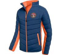 Nebulus Herren Jacke GENIUS, warme Outdoorjacke, praktische & vielseitige Übergangs- & Winterjacke, navy-orange - XXL