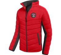 Nebulus Herren Jacke GENIUS, warme Outdoorjacke, praktische & vielseitige Übergangs- & Winterjacke, rot-schwarz - XL
