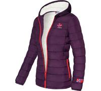 Nebulus Damen Jacke GLOWFUR, warme Outdoorjacke, praktische & vielseitige Übergangs- & Winterjacke, aubergine - L/40