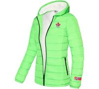 Nebulus Damen Jacke GLOWFUR, warme Outdoorjacke, praktische & vielseitige Übergangs- & Winterjacke, lime - XXL/44