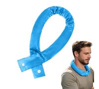 Neck Cooling Wrap | Reusable Cooling Scarf, Towel & Gaiter | Instant Cold Relief For Hot Weather | Button Closure For Flexible Fit | Polyester Cotton & PE Particles 24.8×1.97 In