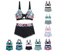 Neckholder Bikini Damen Bikini Damen Set Push Up Sport Bademode GroßE GrößEn Badekleid High Waist String Badeanzug Badeshorts BrüSte BüGel Bikinis und Badeshorts