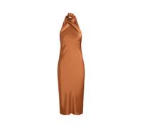 Neckholder-Cocktailkleid aus Charmeuse 42 Red