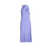 Neckholder-Kleid aus Satin-Charmeuse 44 Blue