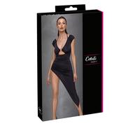 Neckholder Kleid mit asymmetrischem Rock S