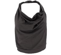 Neckholder Top, rückenfreies Goa Psytrance, elastisch, Damen, schwarz