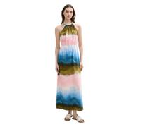 Denim Tom Tailor - Neckholder Maxi-Kleid watercolor print - Gr. - S