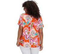 Sheego Neckholdershirt mit V-Cut 52/54 hummer-gemustert