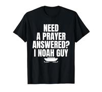 Need A Prayer? I Noah Guy Diakon Kirchenbeamter T-Shirt, Herren, Schwarz, 5XL