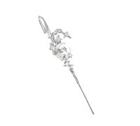 Needle Piercing Ear Hook - Alloy | Asymmetrical Modern Jewelry | Alloy Construction, 8cm Length, Creative Asymmetrical Design In Black Or Silver For Bold Styling