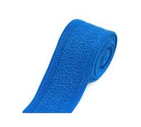 NEFLUM 2 Meter 50mm Breite Gummibänder Buntes Muster Gurtband Kleidung Handtasche Tasche Gurtband DIY Nähzubehör, Blau, 50mm