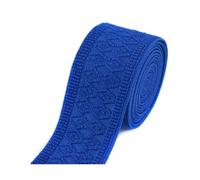 NEFLUM 2 Meter 50mm Breite Gummibänder Buntes Muster Gurtband Kleidung Handtasche Tasche Gurtband DIY Nähzubehör, Königsblau, 50mm