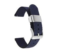 NEFLUM Gewebtes Nylonband, Edelstahlschnalle, 18/20/22/24 mm, Herren-Ersatzarmband mit Schnellverschluss,20mm